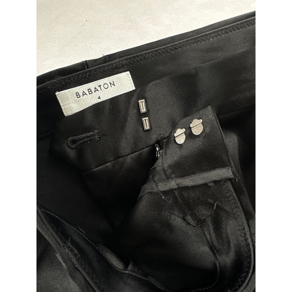 Aritzia Babaton Refined Satin Cargo Pant in Black Size 4 - Picture 10 of 16